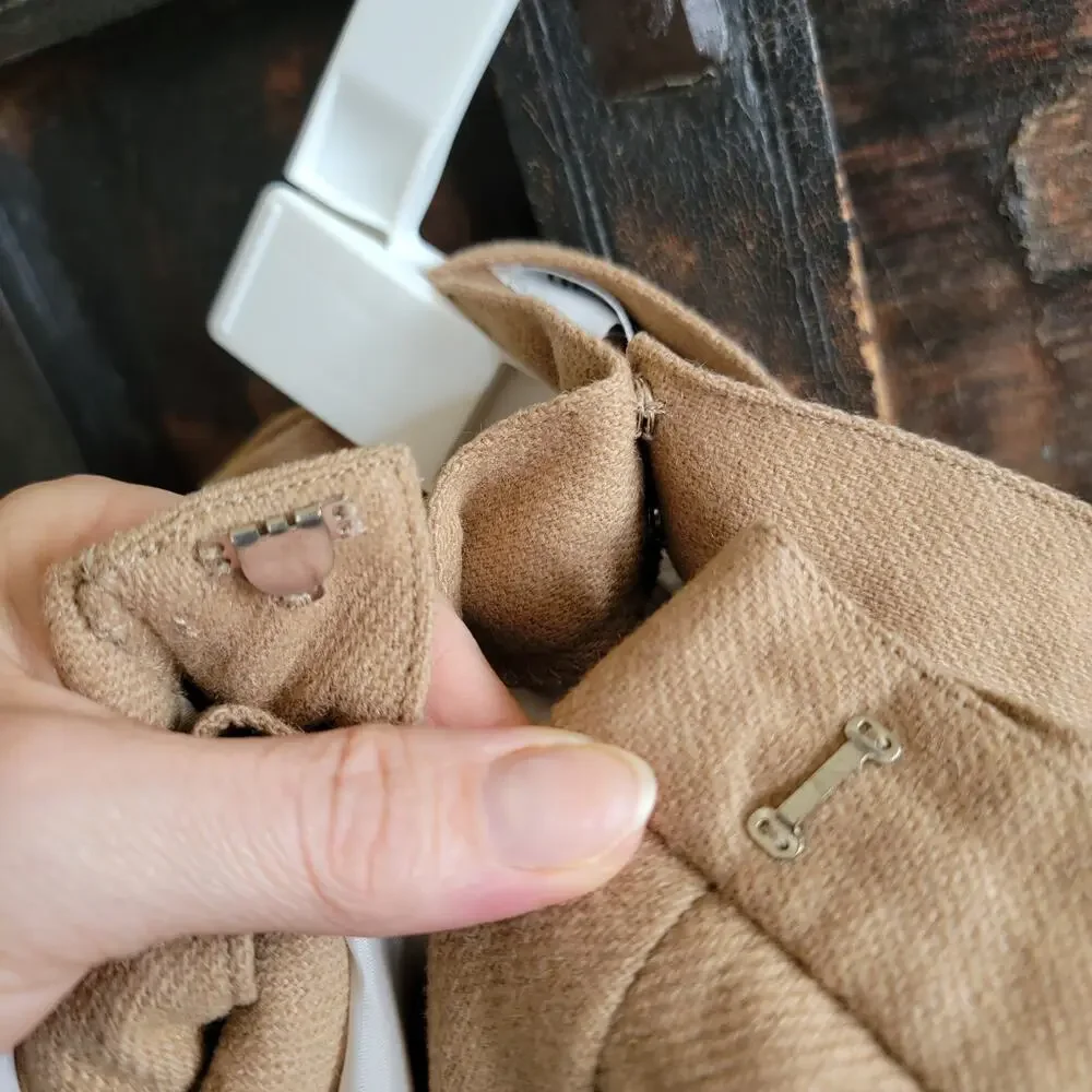 Bettmaar Vintage Ranch Horse Applique Wool Skirt Sz 12 - Picture 7 of 8